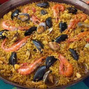 Paella de marisco